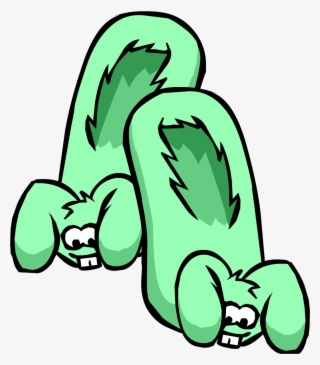 Green Bunny Slippers Non-unlockable Icon