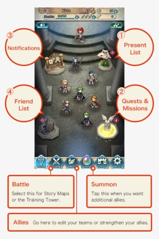 This Is Where You Can Add Friends Or Check Your Friend - Fire Emblem Heroes