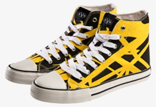 Official Evh Store 5150 Hat, Hats, Guitar, Strap, Shoes, - Yellow High Top Sneaker