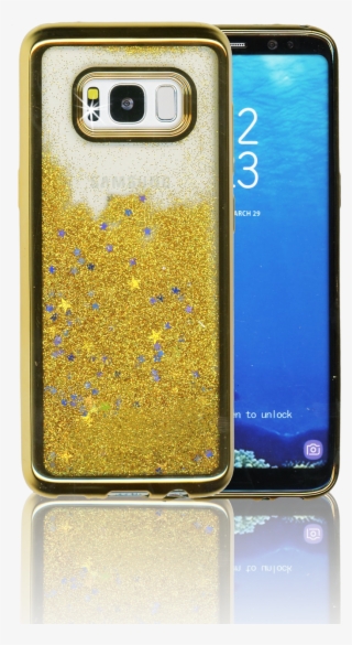 Samsung Galaxy S8 Mm Electroplated Water Glitter Case - Samsung Galaxy