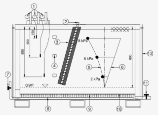 Section Through The Text Box Along With The Matric - Suction