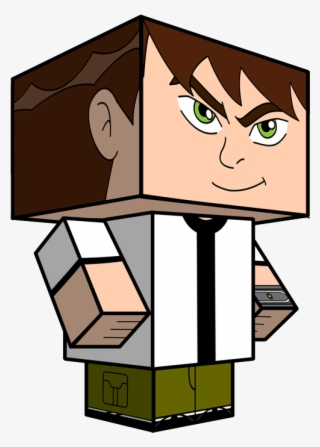 Ben 10 Cubee By Sheeeva - Papercraft Plantillas De Ben 10
