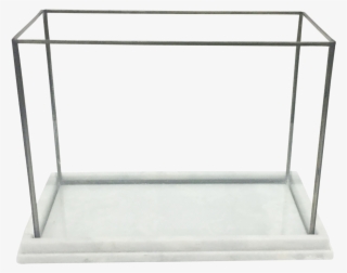 Marble Iron Display Terrarium - Transparent Glass Box Png