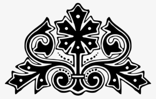 Ornament Triangle Flower Art Drawing - Vector Graphics