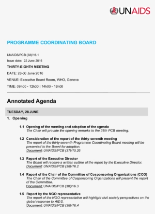 Annotated Agenda 38th Pcb - Clariant