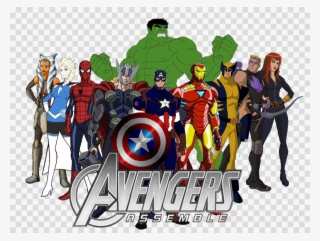 Avengers Png Clipart Captain America Iron Man Spider-man - Spiderman Hulk Captain America Iron Man