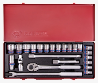 6pt Socket Wrench Set King Tony 4532mr - Защёлка Apecs 8026-05-crm/cr 00019277