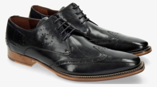 Derby Shoes Oskar 7 Navy Laces Navy - Melvin & Hamilton