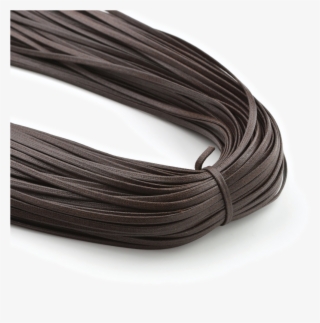 Flat Waxed Cotton Shoe Laces Dark Brown - Waxed Cotton