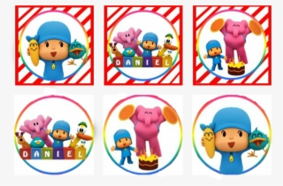 Mama Tinas Style Etiquetas Fiesta Pocoyo Png Pocoyo - Letras Pocoyo