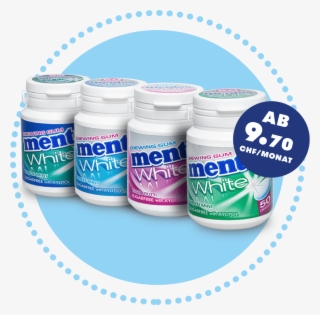 Hol Es Dir Jetzt - Mentos Gum White Peppermint Bottle 60g