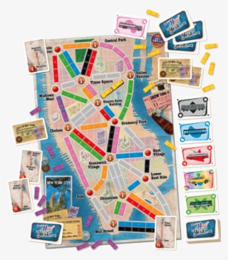 New York - Ticket To Ride New York Board
