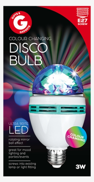 Colour Changing Disco Bulb Es/e27 - Edison Screw