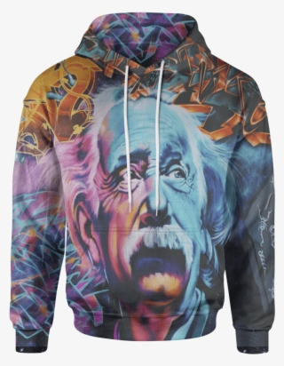 Albert Einstein Grafiti - Weewado Straßenkunst - Albert Einstein - 60x40cm -