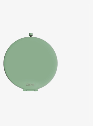 Compact Mirror Aqua - Greeting Card