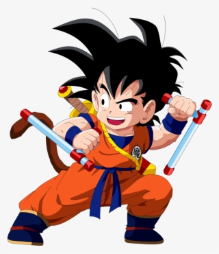 Kid Gohan Png - Young Gohan With Tail