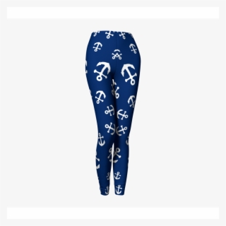 Anchor Pinwheel Leggings - Leggings