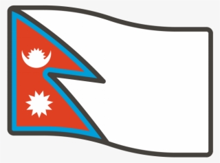 Nepal Flag Emoji - Custom Nepal Endura Gloss Mounted Un Flag $2.40 @ 27