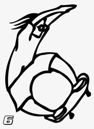 Alphabet Number 6 At Coloringpagesforkidsboys Dotcom - Gambar Grafiti Angka 16