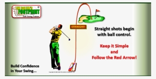 Ace Of Hearts Golfer's Footprint Swing Trainer - Golf Swing Trainer