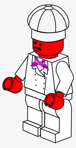 Lego Town Chef - Lego Vector