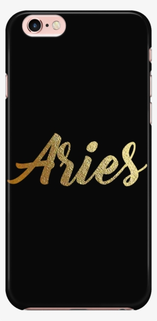 Aries Gold Lettering Iphone 6/6s Phone Case - Iphone
