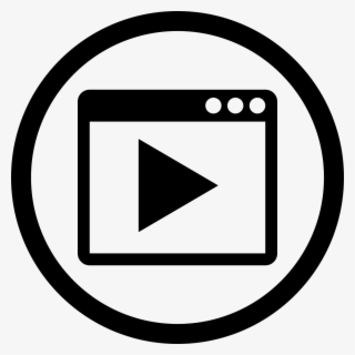 Video Marketing Interface Circular Symbol Comments - Icono De Video Png