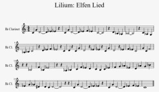 Elfen Lied Sheet Music 1 Of 1 Pages - Partitura Paraiso Dvicio Piano