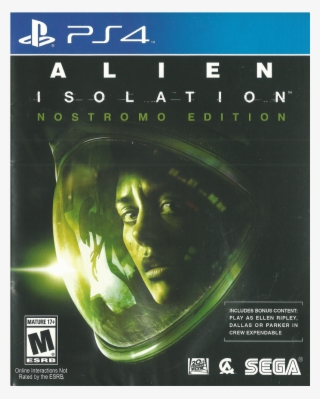 Alien Isolation Ps4 Case