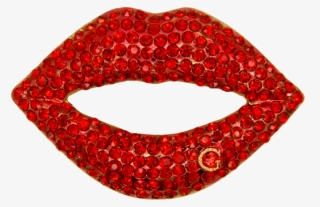 Rhinestone Lips Brooch Png Lips Brooch - Lips Brooch