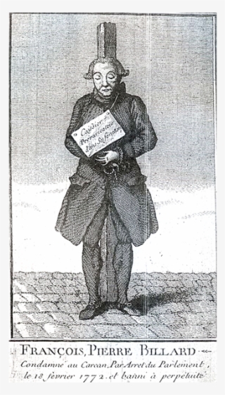 Peine Du Carcan Pour Un "caissier Prévaricateur Dans - Criminal Law