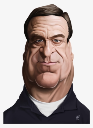 Click And Drag To Re-position The Image, If Desired - John Goodman Caricature