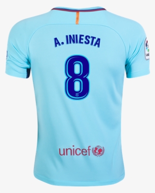 Barcelona 17/18 Away Youth Kit A - Sports Jersey