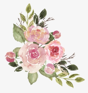 Watercolor Flower Decoration Png Free Ilration - Flowers Illustration Png