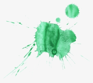 16 Green Watercolor Splatter - Watercolor Painting