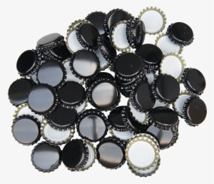 250 Crown Bottle Caps - Black - Home Brew