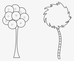 Download Wallpaper - Truffula Tree Black And White