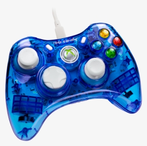 Pdp Rock Candy Xbox 360 Wired Controller, Blueberry - Rock Candy Wired Controller
