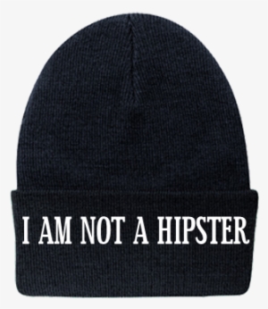 Transparent Beanie Hipster - Logo
