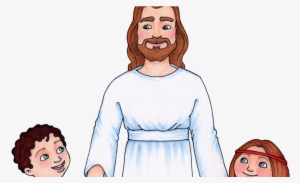 Banner Free Stock Susan Fitch Design Christ With Children - Lds Jesus Christ Clip Art