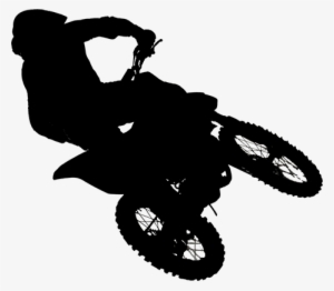 Black And White Dirt Bike Whip