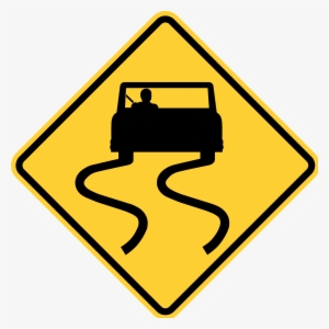 Open - Winding Road Sign