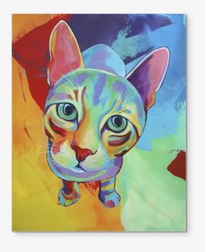 Premium Cat Art Collection - Trademark Art 'ace Cat' Print On Wrapped Canvas