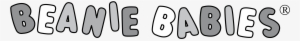 Beanie Babies Logo Png Transparent - Black-and-white