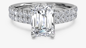 Similar To The Asscher Cut, An Emerald Cut Diamond