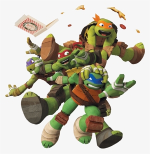 Nickelodeon Ninja Turtles Png - Leonardo Raphael Michelangelo Donatello Tmnt 2012