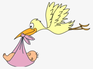 Stork Clipart Dumbo - Baby Being Born Clipart
