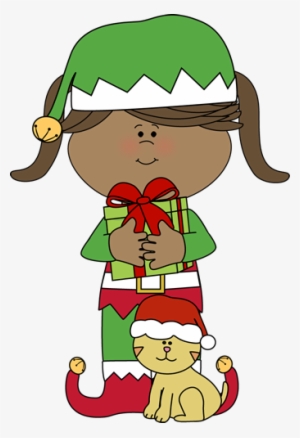 Clipart Library Stock Cute Girl - Elves Clipart