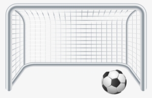 Png Freeuse Download Soccer Ball And Gate Png Clip - Soccer Goal Clip Art