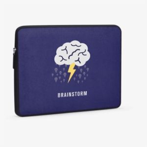 Dailyobjects Brainstorm Ballistic Nylon Zippered Sleeve - Pun